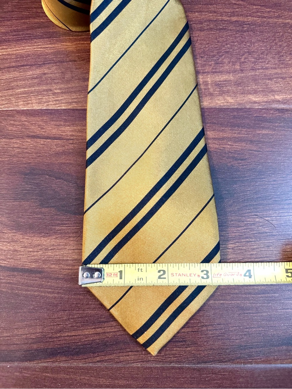 HARRY POTTER Classic Gold Striped Men's Repp Tie - Picture 6 of 7